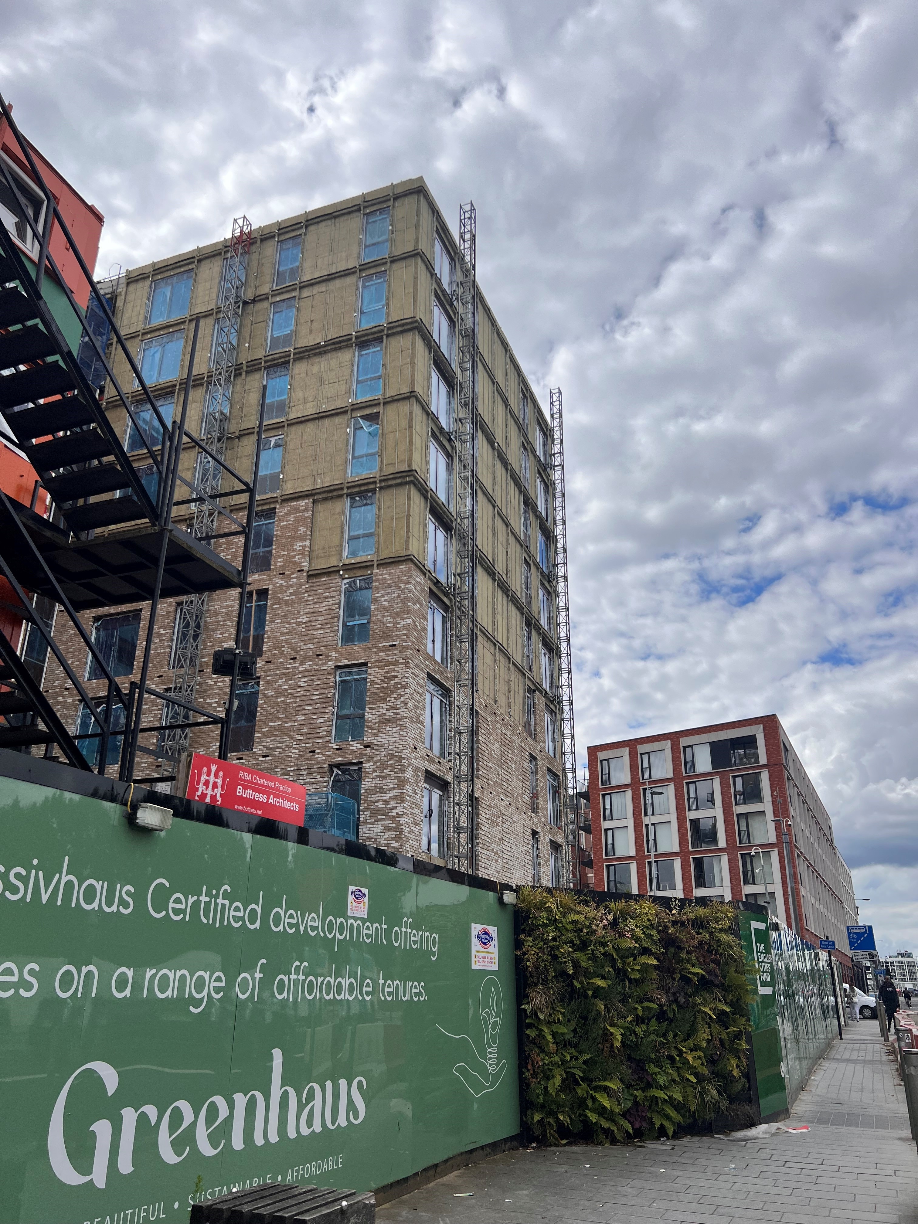 Building site in Salford