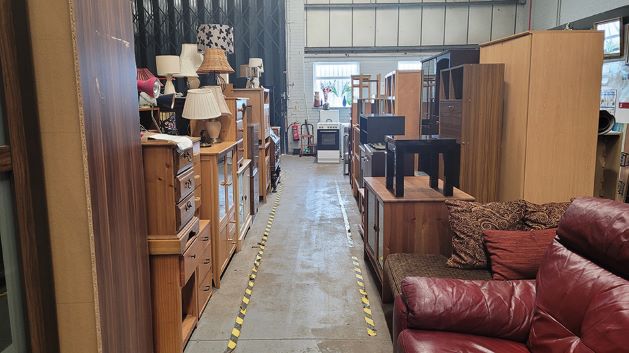 Furniture including sofas, sideboards, wardrobes, lamps