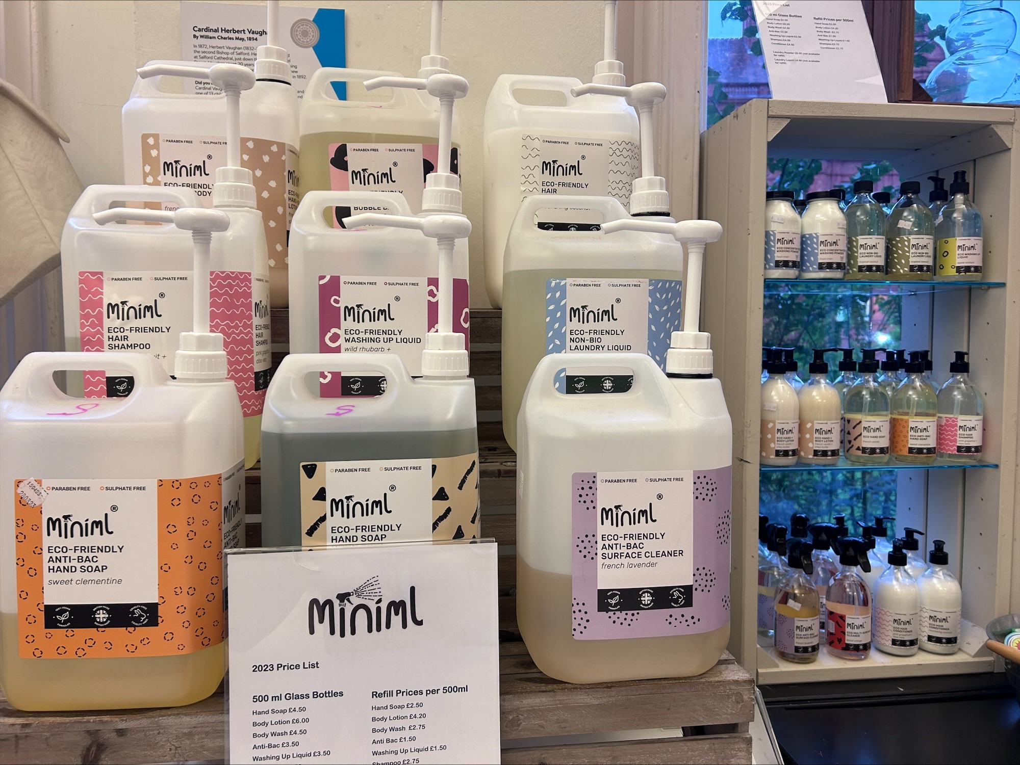Some of the ethical products on sale
